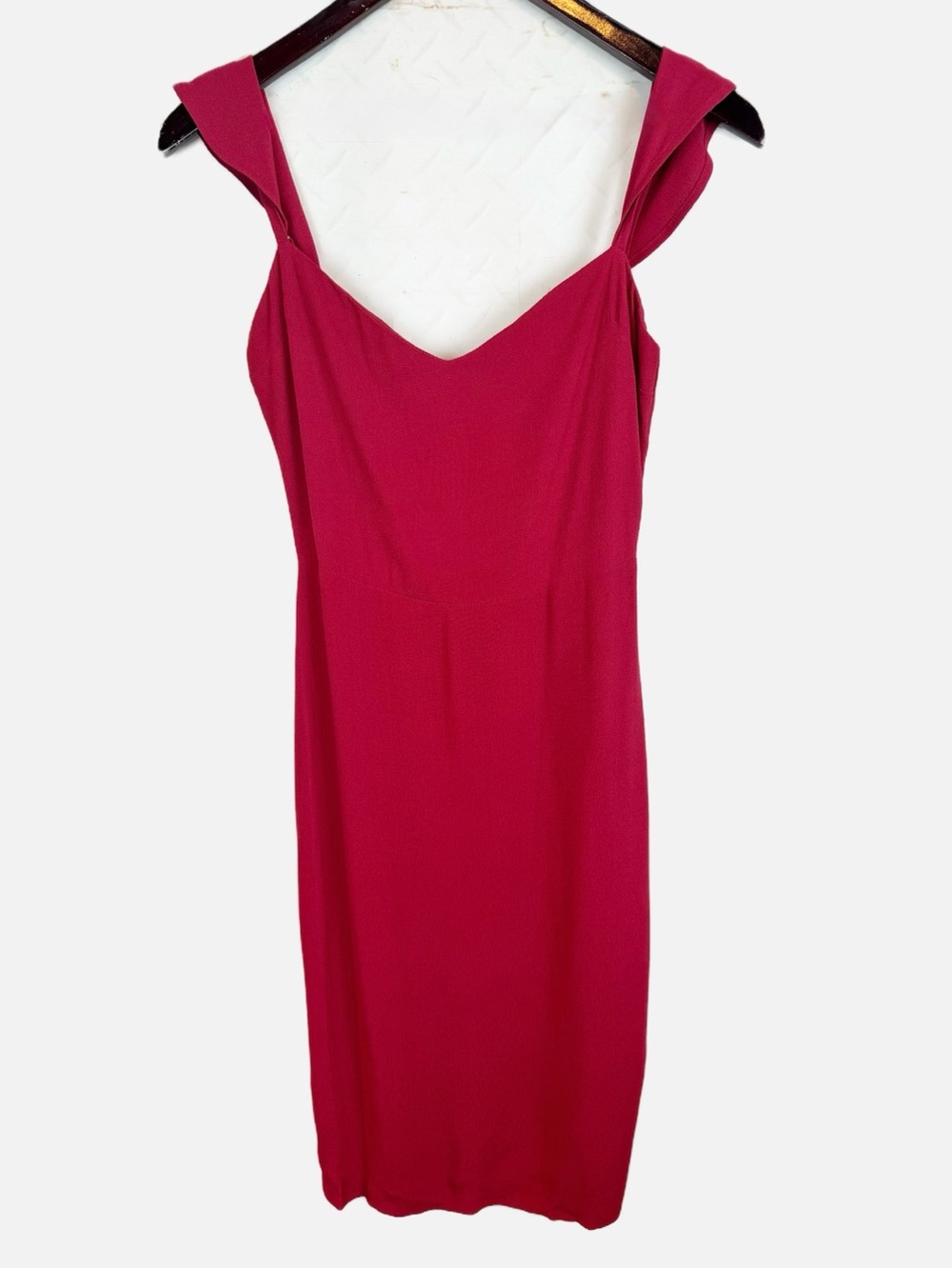 Reformation | Red Mini Dress w Ruffle Straps, 4